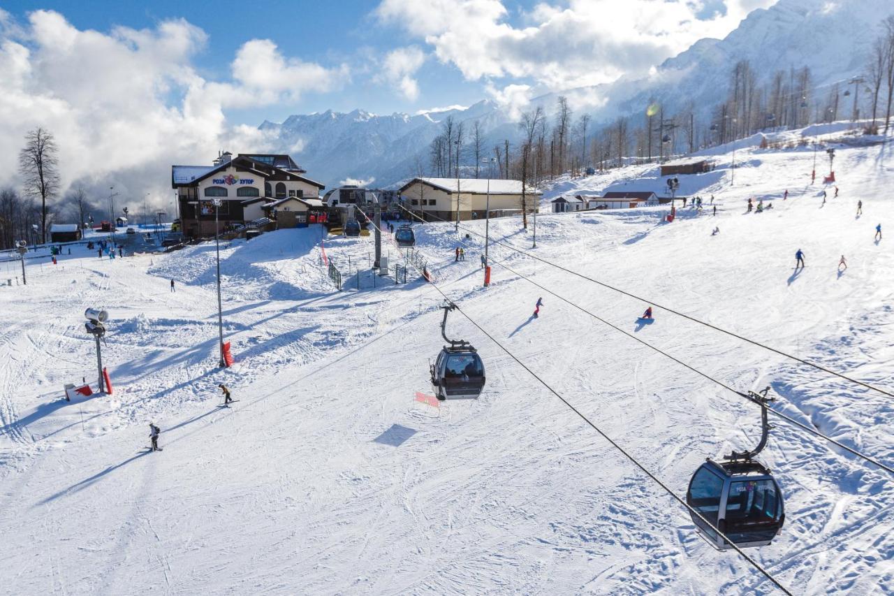 Riders Lodge Роза Хутор Krasnaja Polana Zewnętrze zdjęcie